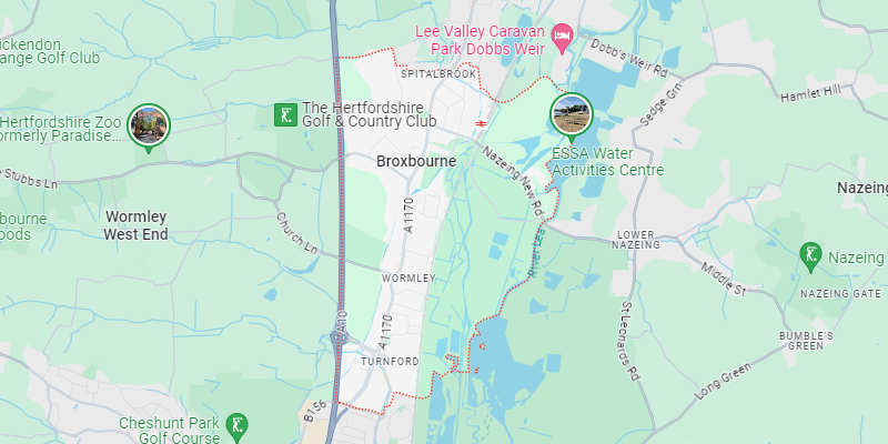 Broxbourne-Google-Maps