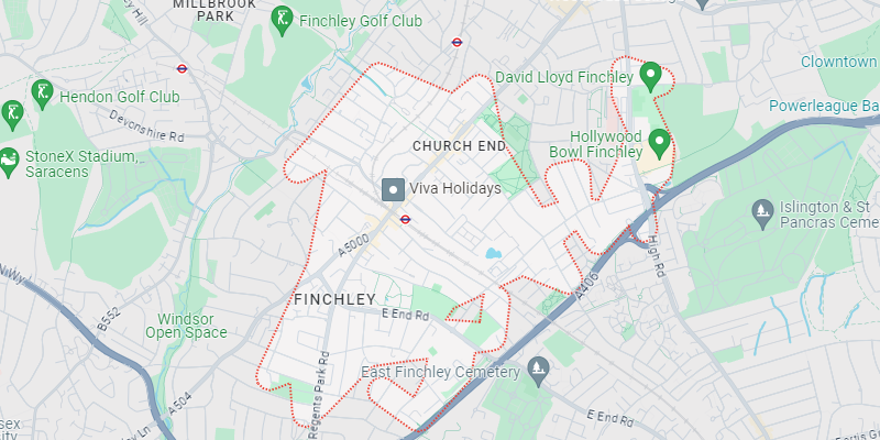 Finchley-Google-Maps