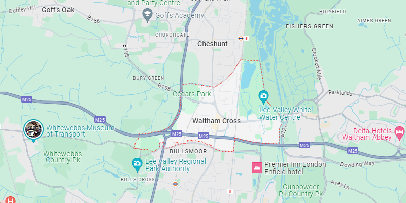 Waltham-Cross-Google-Maps