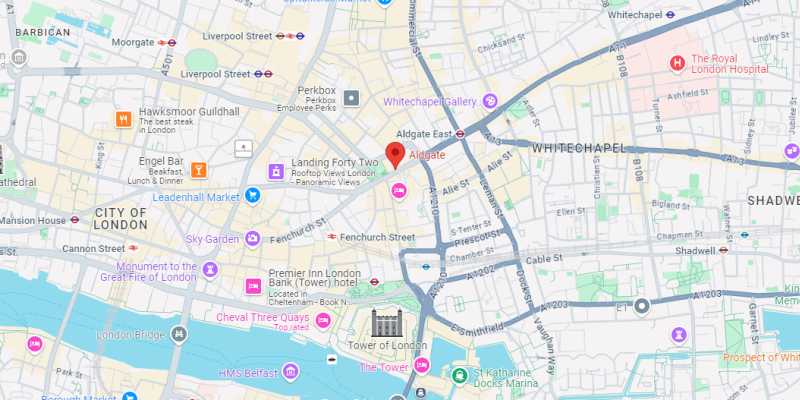 Aldgate-Google-Maps