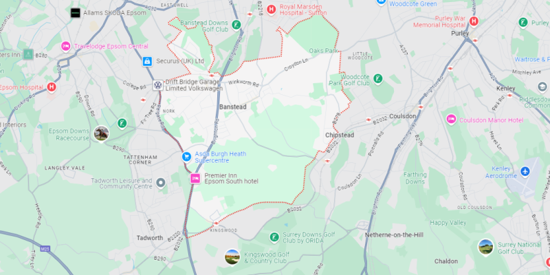 Banstead-Google-Maps