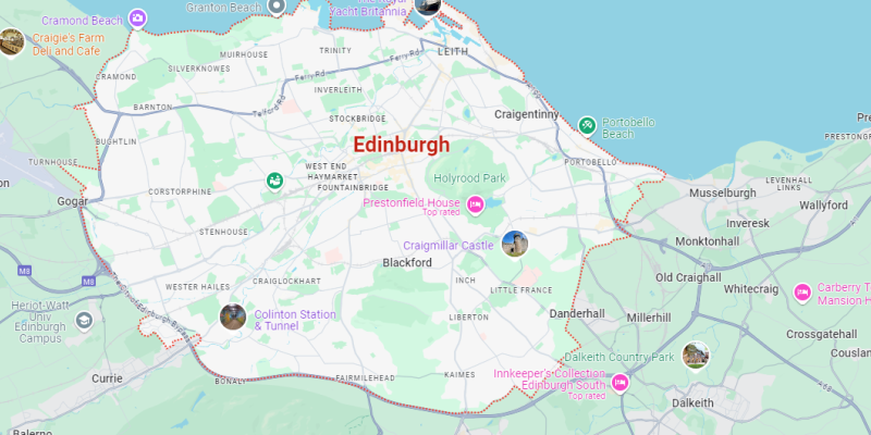 Edinburgh-Google-Maps