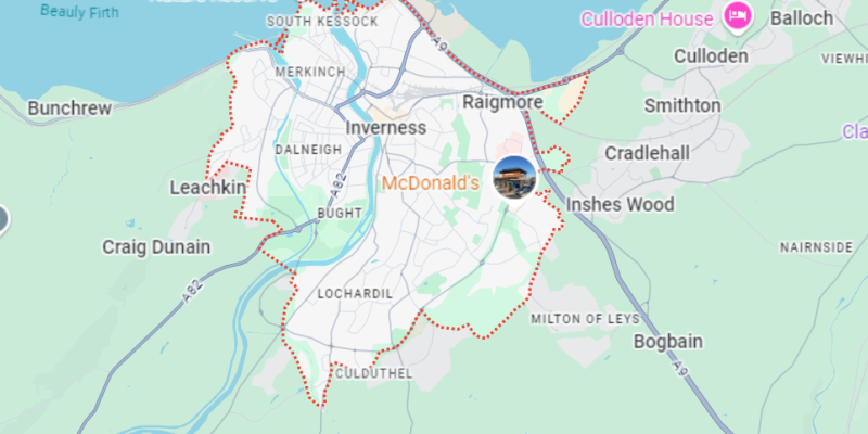 Inverness-Google-Maps